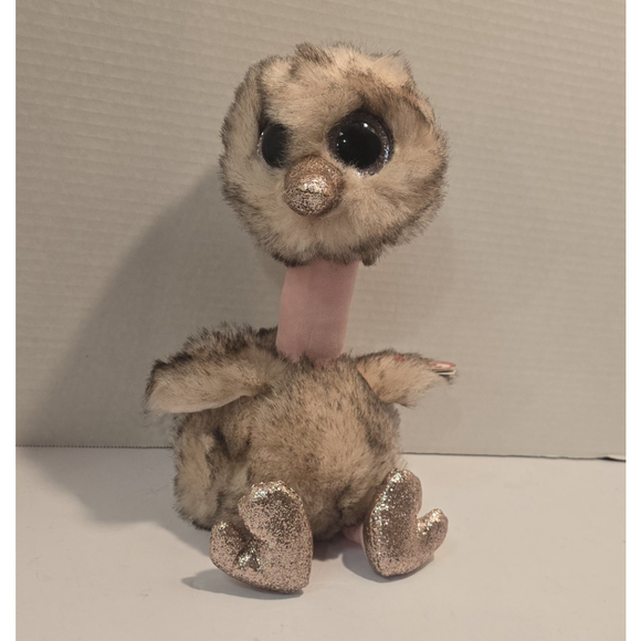 Ty Other - NWT 2019 TY Beanie Boos - Plush HENNA the OSTRICH - sitting - Medium Sized